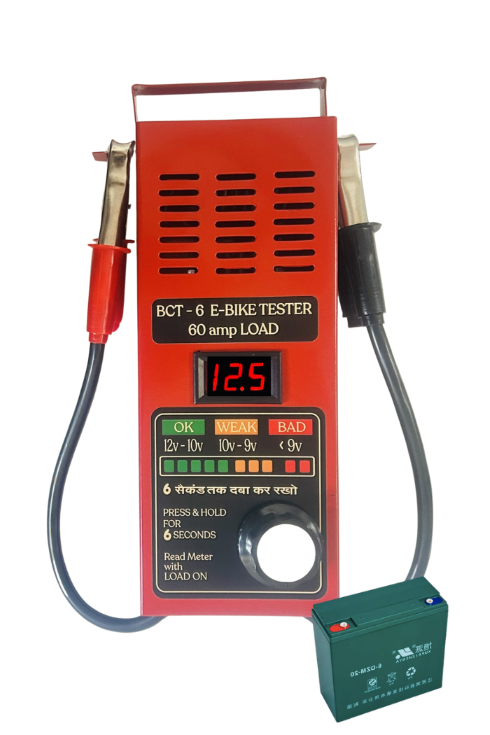 Samco 12V E-Bike Battery Load Tester – Electric Scooter & Bike Battery Health Checker in India