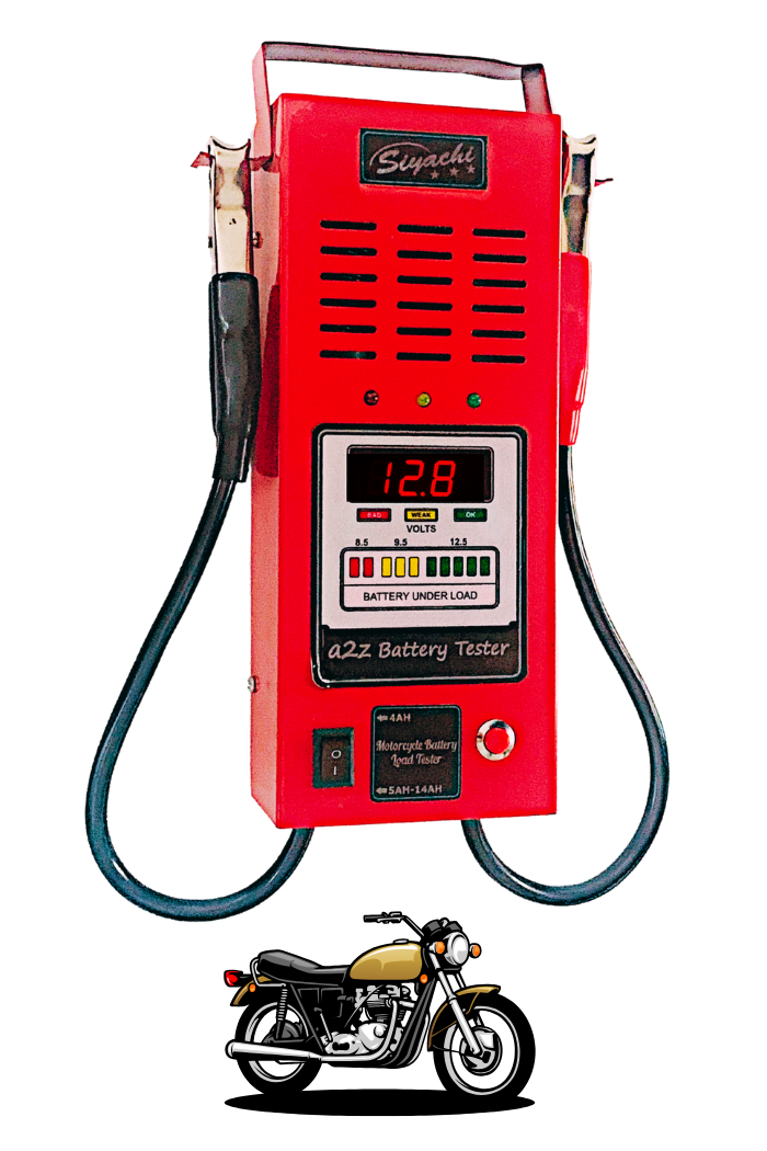 Samco Motorcycle Battery Load Tester – 12V Battery Health Checker for Bikes in India 